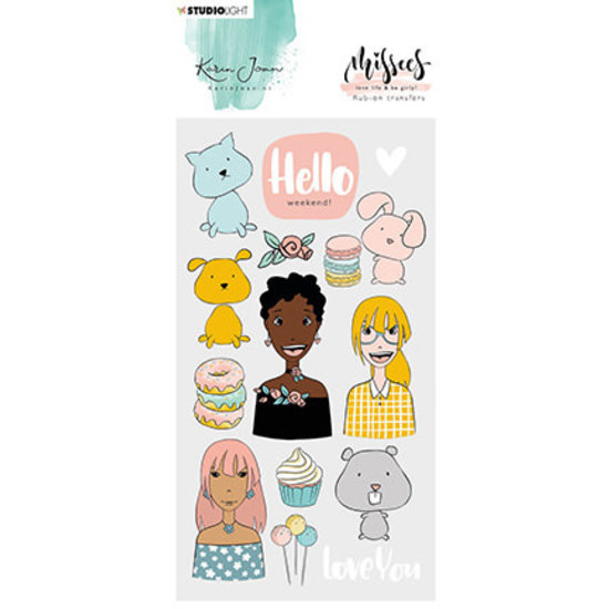 Studio Light Studio Light Karin Joan Rub On Stickers Missees nr. 05