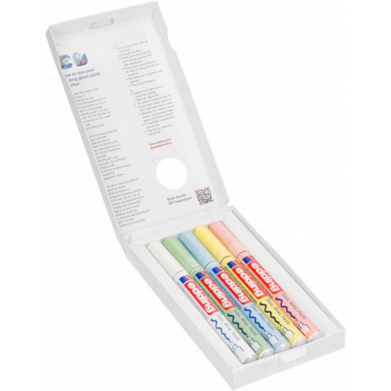 Edding Edding 751 Glanslakmarker Set Pastels 5st