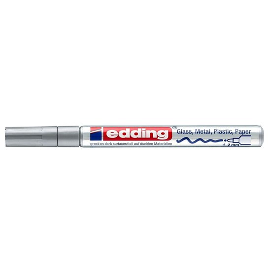 Edding Edding 751 Glanslakmarker Metallic Zilver
