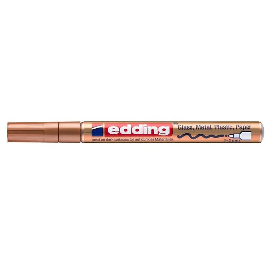Edding Edding 751 Glanslakmarker Metallic Koper