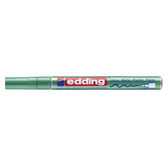 Edding Edding 751 Glanslakmarker Metallic Groen