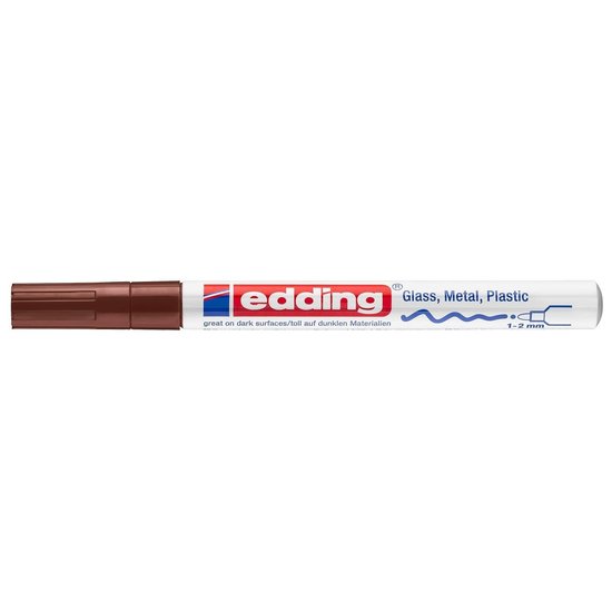 Edding Edding 751 Glanslakmarker Bruin