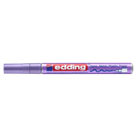 Edding Edding 751 Glanslakmarker Metallic Paars