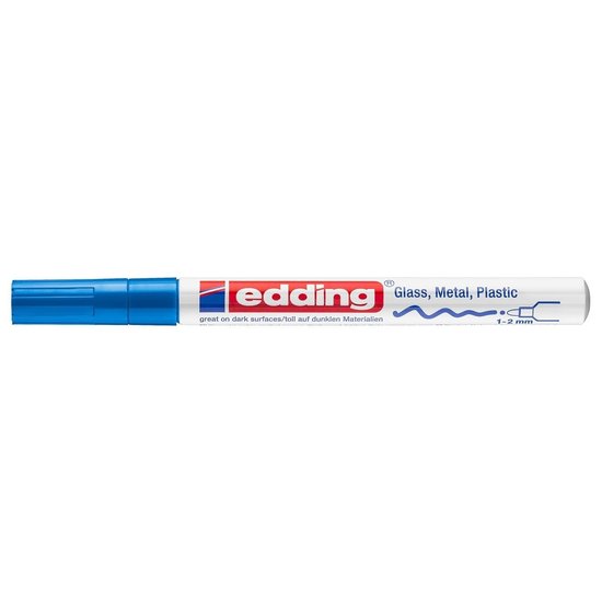 Edding Edding 751 Glanslakmarker Blauw
