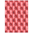 Decopatch Vel Decopatch papier Patroon Chesterfield rood