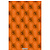 Decopatch Vel Decopatch papier Patroon Chesterfield oranje