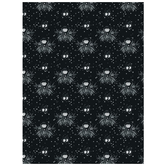 Decopatch Vel Decopatch Papier Patroon Diamanten en Vogels Zwart/Wit