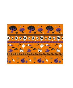 Vel Decopatch Papier Halloween Oranje/Paars