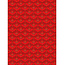 Decopatch Vel Decopatch papier Patroon bordeaux rood/goud