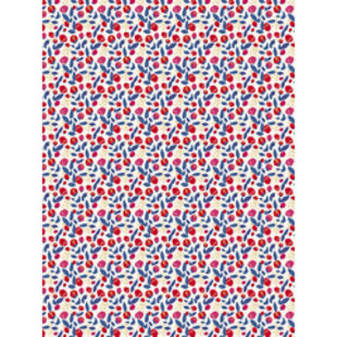 Vel Decopatch Papier Textuur patroon Bloemenprint Wit/Rood/Blauw/Goud