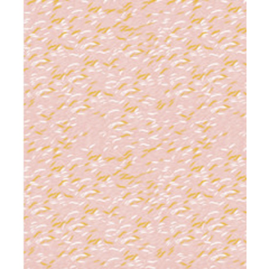 Decopatch Vel Decopatch Papier Textuur Patroon Golfjes Wit/Roze/Goud