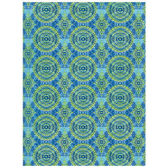 Decopatch Vel Decopatch papier Patroon blauw/ groen