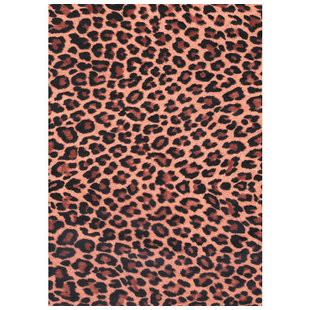 Vel Decopatch papier Panterprint bruin