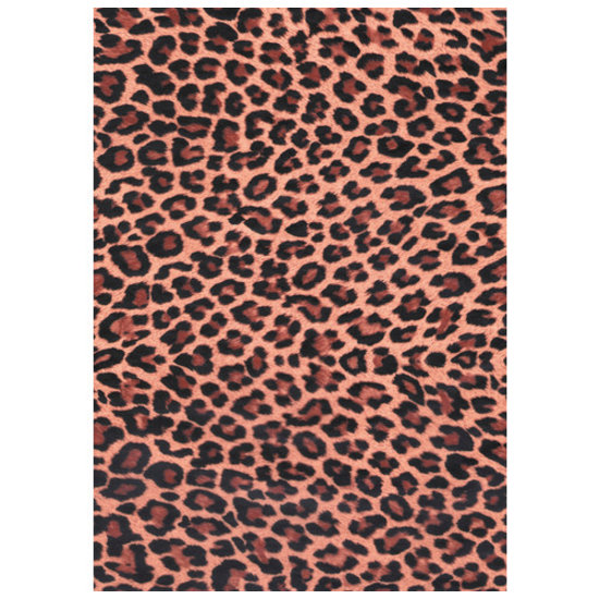 Decopatch Vel Decopatch papier Panterprint bruin