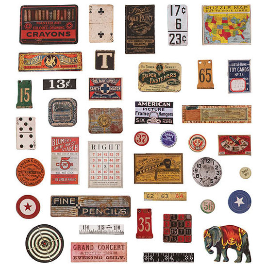 Tim Holtz Tim Holtz Idea-Ology Baseboard Junk Drawer 40 pcs
