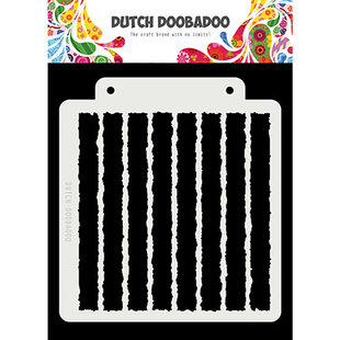 Dutch Doobadoo Mask Stencil Grunge Strip 16,3x14,8 cm.