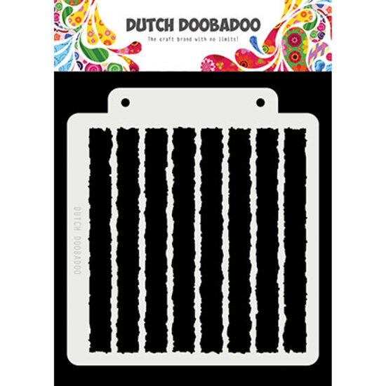 DDBD Dutch Doobadoo Mask Stencil Grunge Strip 16,3x14,8 cm.