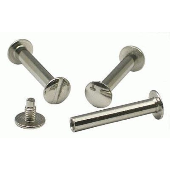 CREA Album post 1set/2 pcs. 40 mm. nikkel