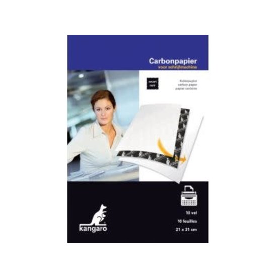 Kangaro Carbonpapier Transfer Zwart 10st A4