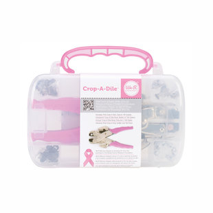 We R Memory Keepers Crop-A-Dile Punch Pink Case