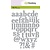 CraftEmotions CraftEmotions Stansmal Alfabet Kleine Letters Card 10,5x14,8cm.