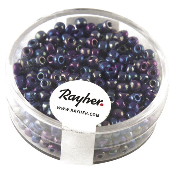Rayher Rayher Rocailles Borduurkralen Opaque Luster 2,6mm Donker Blauw 17g