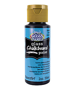 Deco Art Glass Chalkboard Paint 59 ml Black