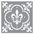 Deco Art Americana Decor Stencil Fleur De Lis Tile