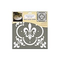 Deco Art Americana Decor Stencil Fleur De Lis Tile