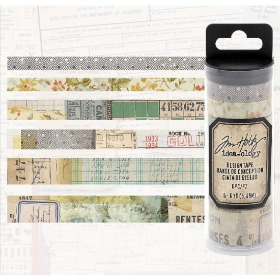 Tim Holtz Tim Holtz Idea-Ology Design Tape Collector 6st