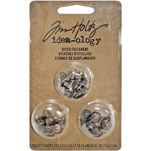 Tim Holtz Idea-Ology Hitch Fasteners 12 pcs.
