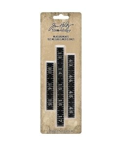 Tim Holtz Idea-Ology Metal Ruler Measurements 3st