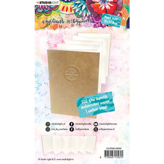 Studio Light Studio Light Accordion Journal Art By Marlene