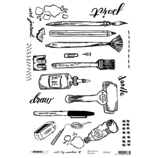 Studio Light Studio Light Rice Paper 200x276mm Art by Marlene