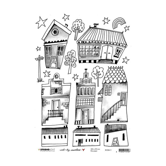 Studio Light Studio Light Rice Paper 200x276mm Art by Marlene