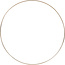 Creotime Spanring metaal Rond Goud 30cm. 3mm