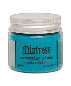 Ranger Distress Embossing Glaze Broken China