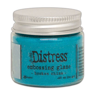 Ranger Distress Embossing Glaze Broken China