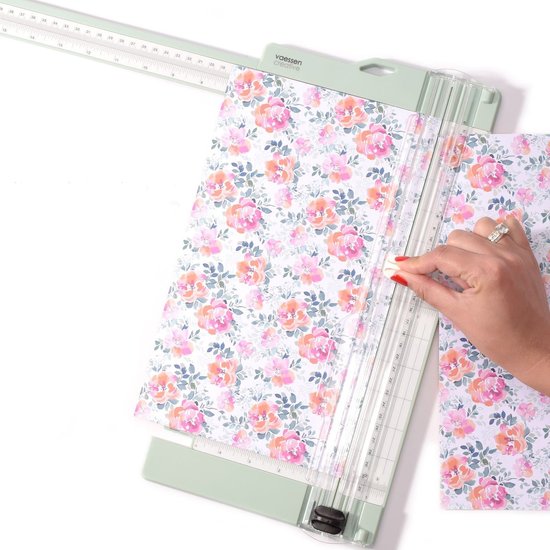 Vaessen Creative Vaessen Creative Paper Trimmer & Scoring 15x30,5cm Mint