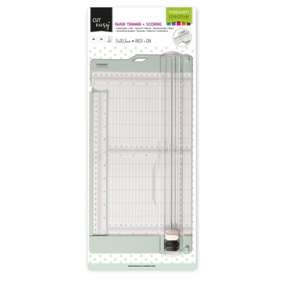 Vaessen Creative Vaessen Creative Paper Trimmer & Scoring 15x30,5cm Mint