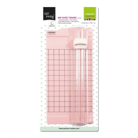 Vaessen Creative Vaessen Creative Paper Trimmer Mini 6,5x15,3cm Roze