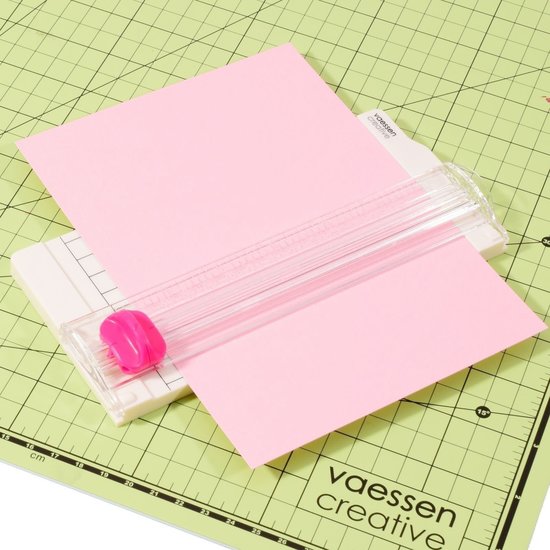 Vaessen Creative Vaessen Creative Paper Trimmer Mini 6,5x15,3cm Wit
