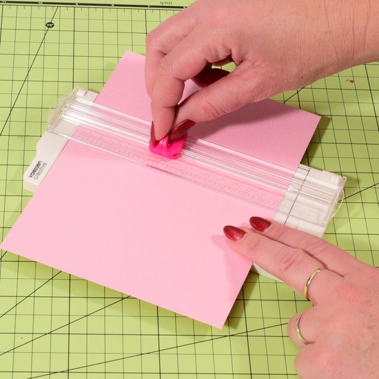 Vaessen Creative Vaessen Creative Paper Trimmer Mini 6,5x15,3cm Wit