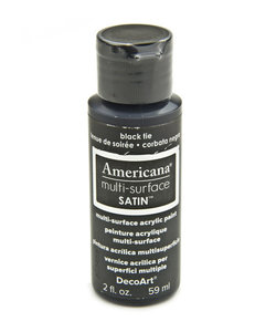 Americana Decor Acryl Satin 59ml Black Tie