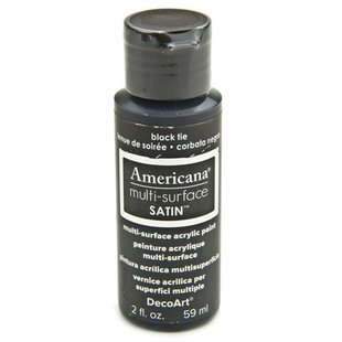 Americana Decor Acryl Satin 59ml Black Tie