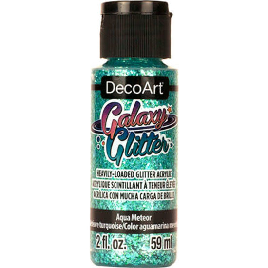 Deco Art DecoArt Galaxy Glitter 59ml Aqua Meteor
