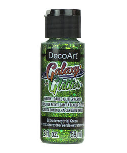 DecoArt Galaxy Glitter 59ml Extraterrestrial Green