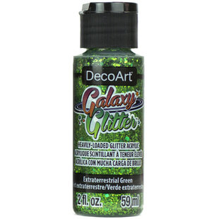 DecoArt Galaxy Glitter 59ml Extraterrestrial Green