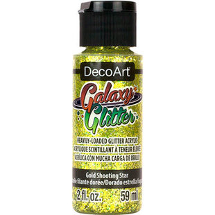 DecoArt Galaxy Glitter 59ml Gold Shooting Star