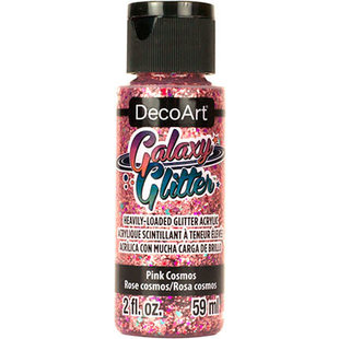 DecoArt Galaxy Glitter 59ml Pink Cosmos